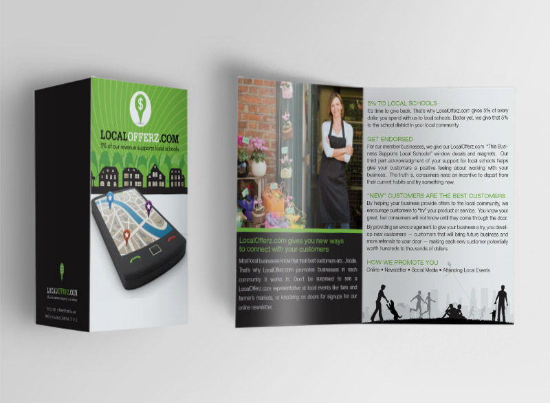 Customer solutions provider brochure design