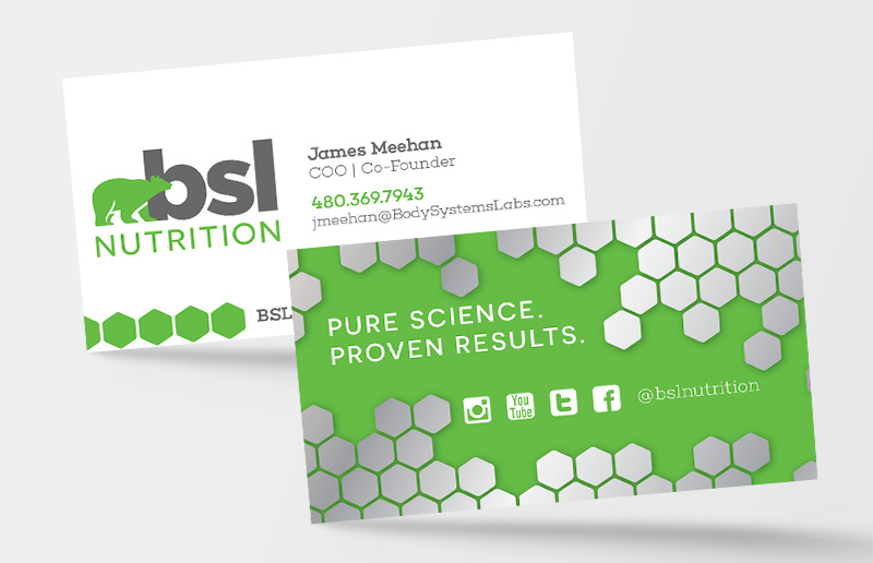 business card design phoenix BSL