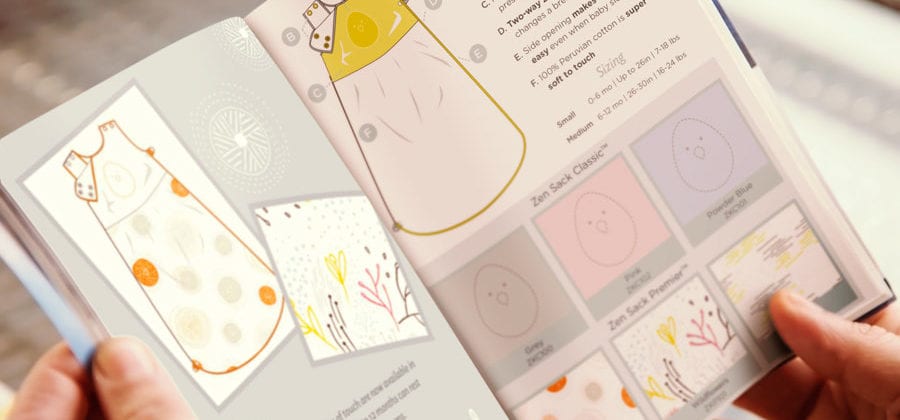 Designer catalog magazine design template