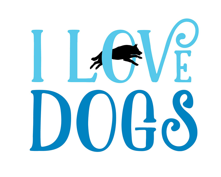 phoenix logo design love dogs