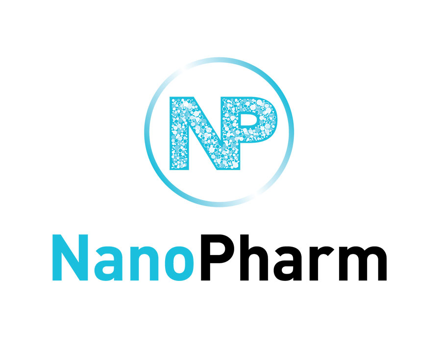 nanoPharm logo design