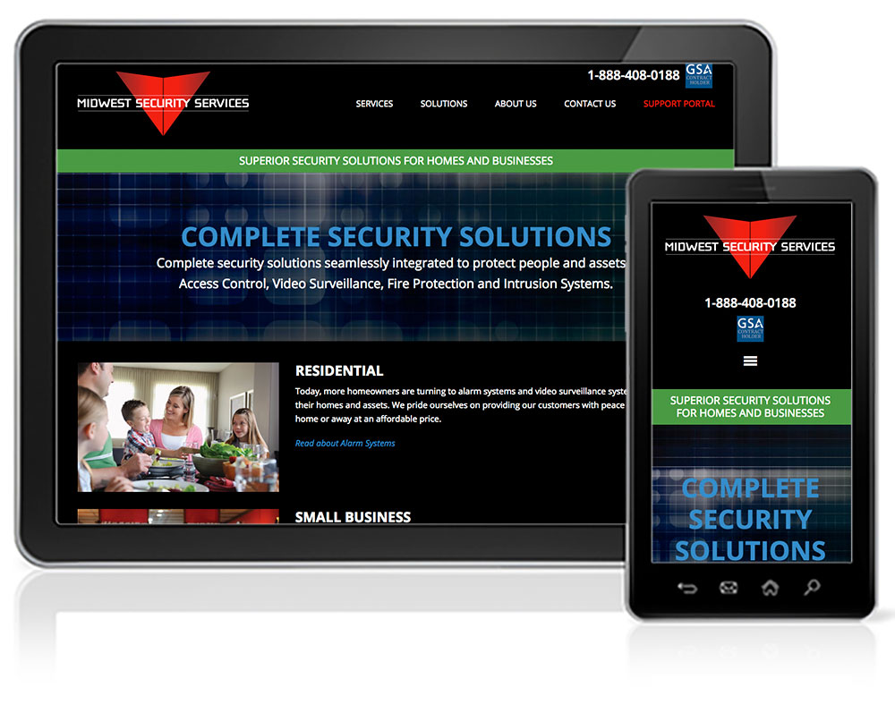 Open Project Midwest Security Phoenix Website Design