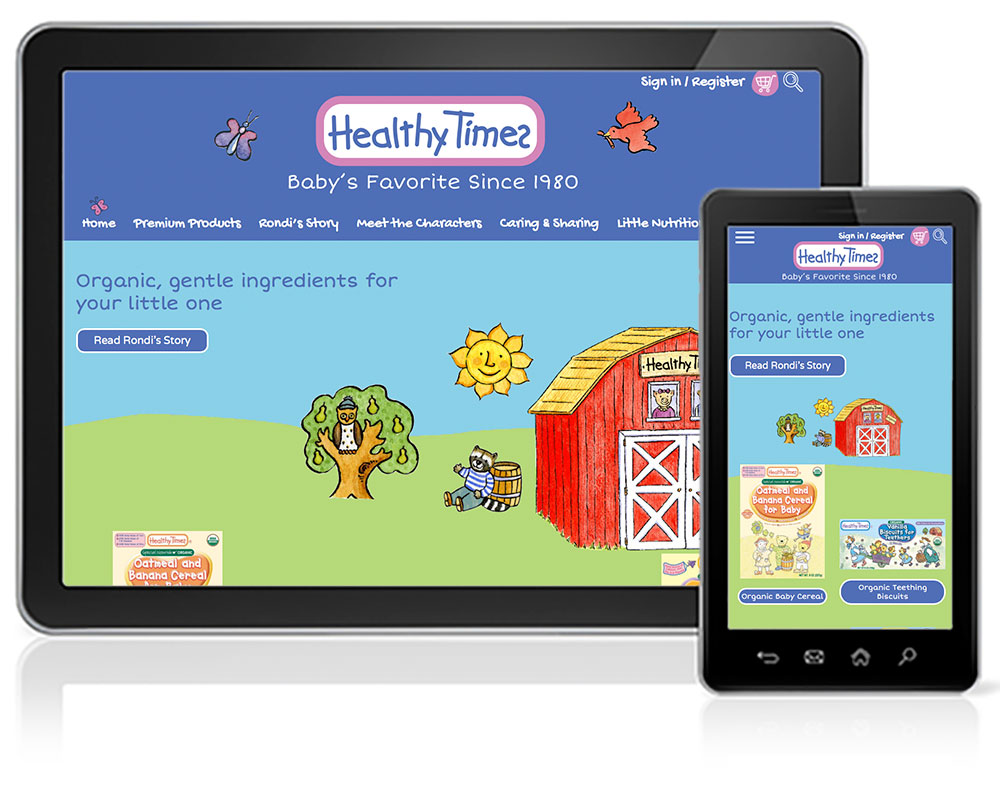 Open Project Healthy Times Ecommerce Website Design