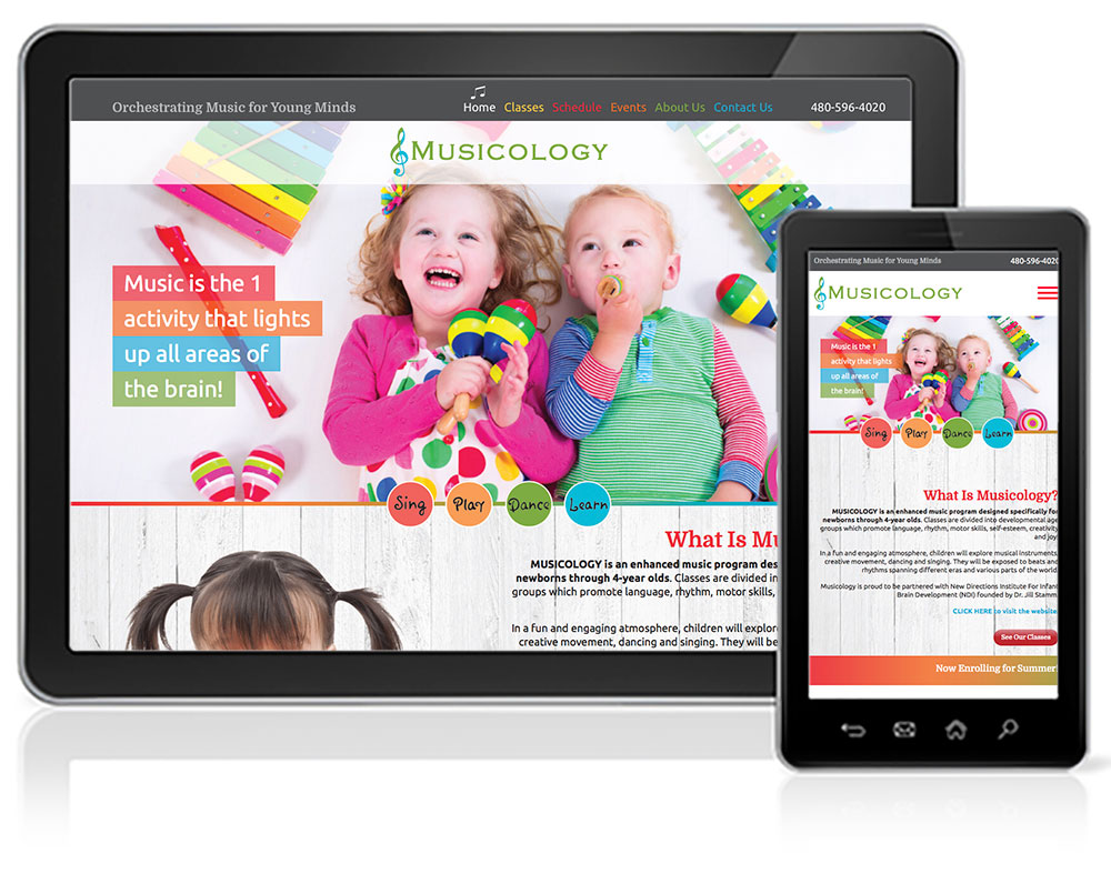 Open Project Musicology Phoenix Website Design