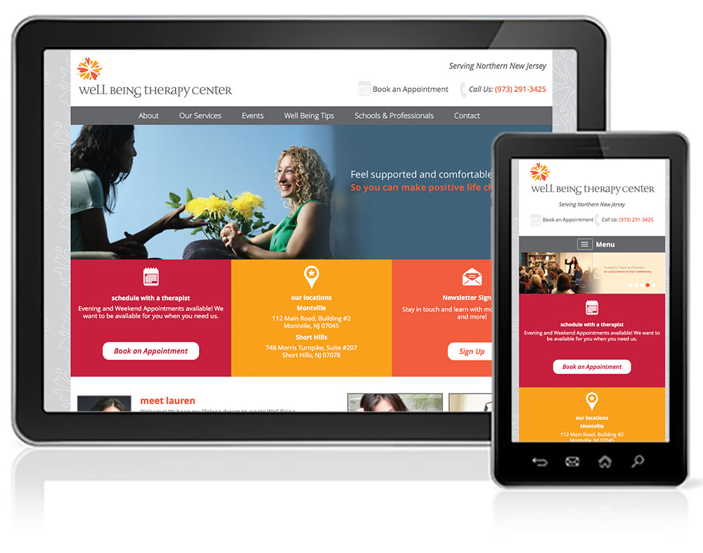Open Project Wellbeing Therapy Center Phoenix Website Design