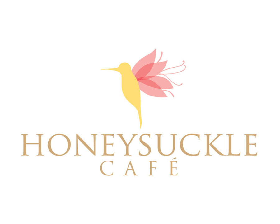 Honeysuckle café logo design
