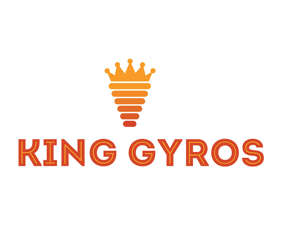 King Gyros logo design