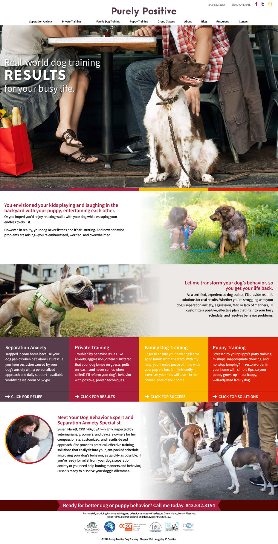 Purely Positive Phoenix Website Design