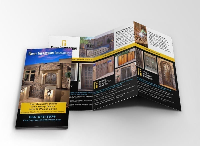 Iron Works specialist business brochure design