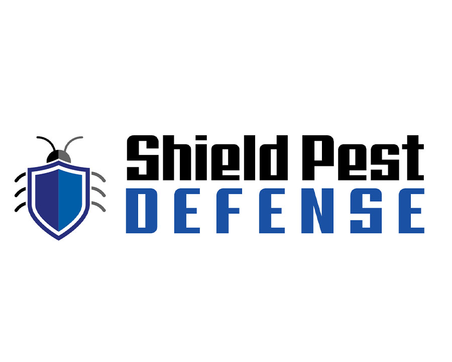 Shield Pest Defense logo design
