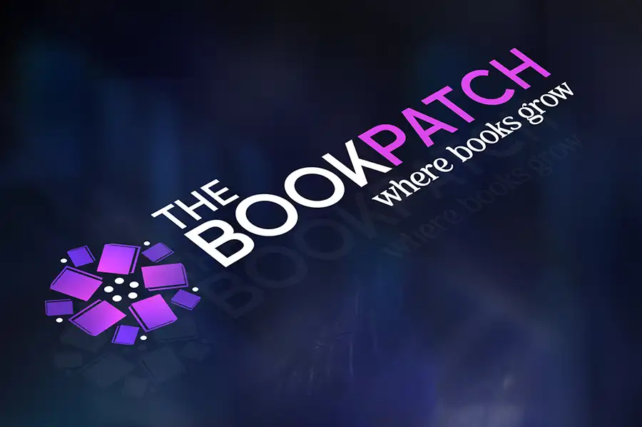 the bookpatch logo design